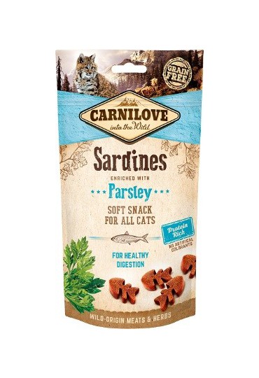 CARNILOVE SOFT SNACK SARDINE & PARSLEY 50G