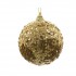 BOLA NAVIDAD LENTEJUELAS ORO  8 CM