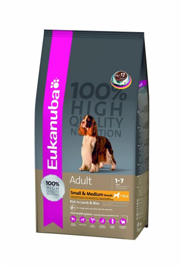 Eukanuba Adult Cordero y Arroz Razas Pequeñas y Medianas Eukanuba Adult Cordero y Arroz Razas Pequeñas y Medianas