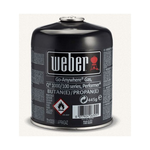 Parrillas, Carbón y fundas WEBER BOMBONA DE GAS PEQUEÑA | Mundo Verde