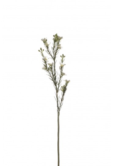 FLOR DE CERA ARTIFICIAL 84CM BLANCO