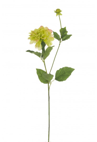 DAHLIA  JARDIN, ARTIFICIAL 64 CM VERDE