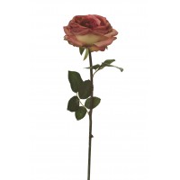 ROSA INGLESA  ARTIFICIAL 45CM MORADO