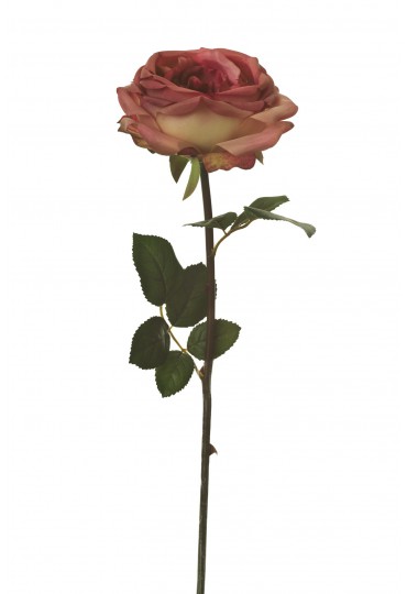 ROSA INGLESA  ARTIFICIAL 45CM MORADO