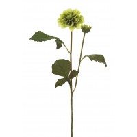 DAHLIA ARTIFICIAL 42 CM VERDE