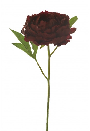 PEONIA ARTIFICIAL 30 CM BURDEOS