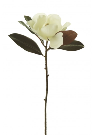 Flor y planta artificial suelta FLOR MAGNOLIA ARTIFICIAL 61 CM BLANCO |  Mundo Verde/Garden Center