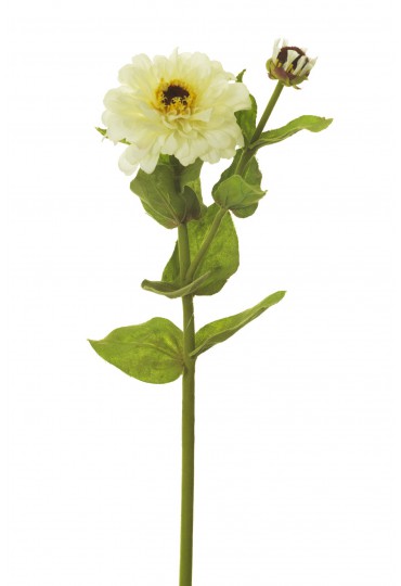 ZINNIA ARTIFICIAL 69CM  BLANCO