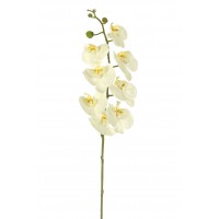 TALLO ORQUÍDEA LATEX ARTIFICIAL 96 CM BLANCO 