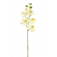 TALLO ORQUÍDEA LATEX ARTIFICIAL 60 CM BLANCO