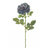 ROSA GRANDE ARTIFICIAL 74 CM AZUL