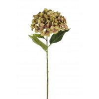 HORTENSIA ARTIFICIAL 68 CM VERDE