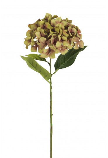 HORTENSIA ARTIFICIAL 68 CM VERDE