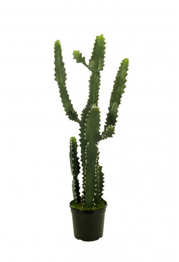 CACTUS MEDITERRANEO LATEX ARTIFICIAL 88 CM VERDE