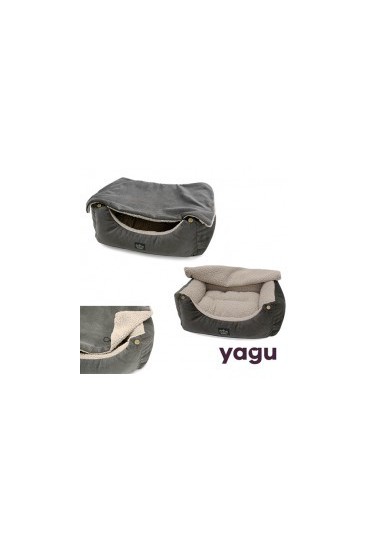 YAGU CUNA PARA PERROS COVER GREY TALLA 3