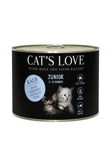 CAT'S LOVE JUNIOR TERNERA 200GR