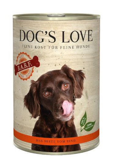 DOG'S LOVE BARF TERNERA 400GR