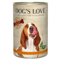 DOG'S LOVE BARF PAVO 400GR