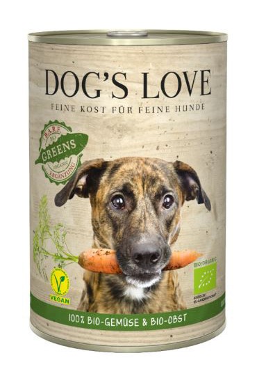 DOG'S LOVE FRUTAS Y VERDURAS BIO GREENS 400GR