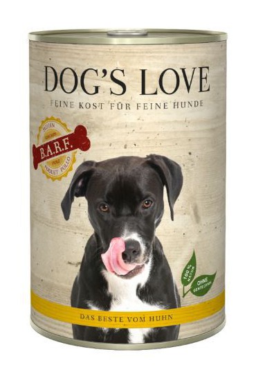 DOG'S LOVE BARF POLLO 400GR