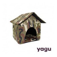 YAGU CASA PARA PERROS CAMUFLAJE TALLA 2