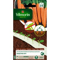 VILMORIN 2 CINTAS SEMILLAS ZANAHORIA MAESTRO 2X2,5CM