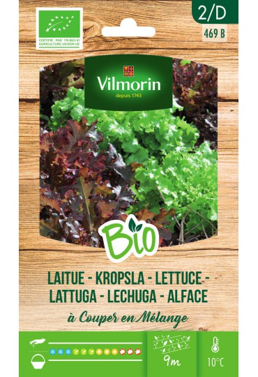 VILMORIN SEMILLAS LECHUGA DE CORTAR MEZCLA BIO