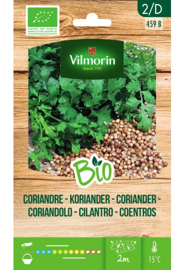 VILMORIN SEMILLAS DE CILANTRO BIO