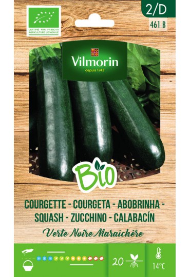 VILMORIN SEMILLAS CALABACIN VERDE NEGRA MARA BIO