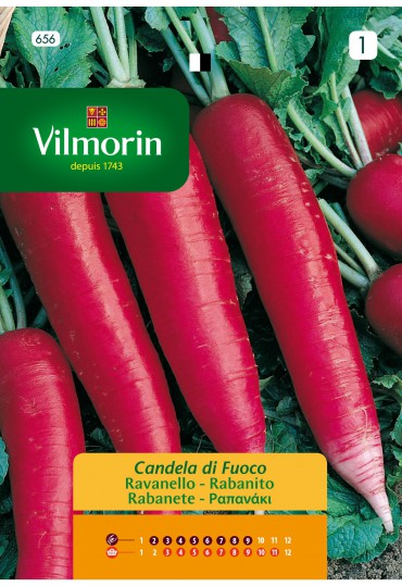 VILMORIN SEMILLAS RABANITO CANDELA FUEGO