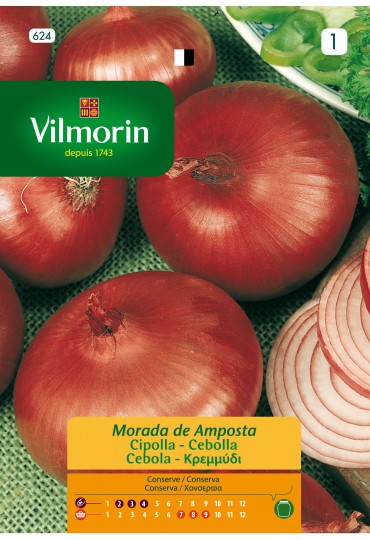 VILMORIN SEMILLAS CEBOLLA MORADA AMPOSTA