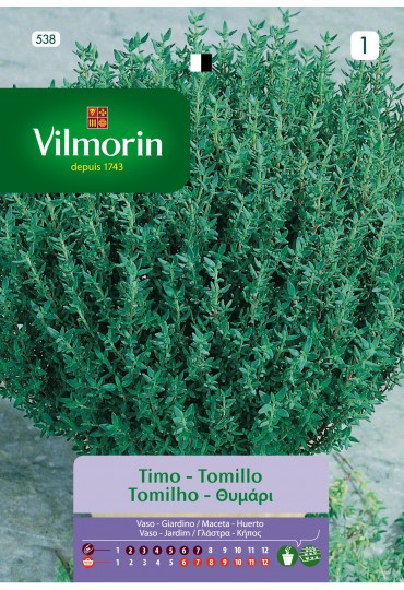 VILMORIN SEMILLAS TOMILLO