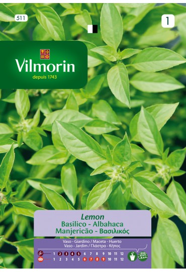 VILMORIN SEMILLAS ALBAHACA LEMON