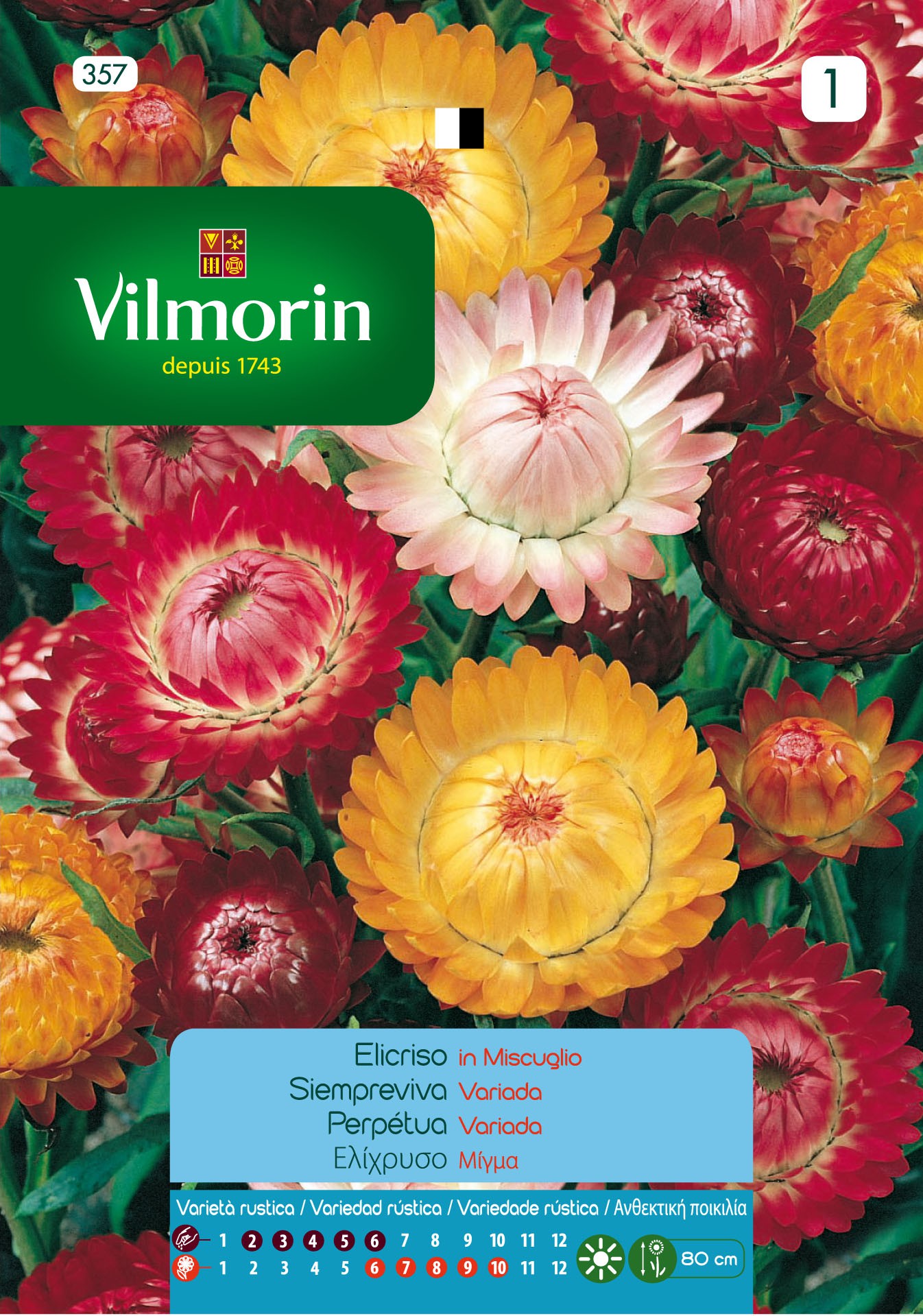Semillas flores VILMORIN SEMILLAS SIEMPREVIVA VARIADA | Mundo Verde/Garden  Center