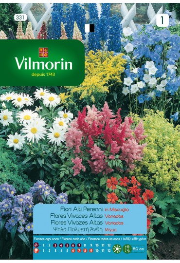 VILMORIN SEMILLAS FLORES VIVACES ALTAS VARIADAS