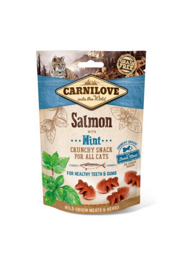 CARNILOVE CRUNCHY SNACK SALMON&MINT 50 GR