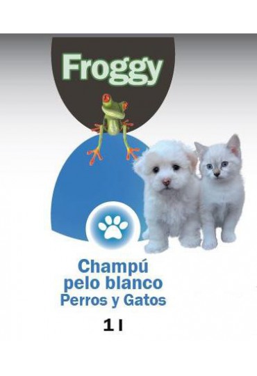 FROGGY CHAMPU PELO BLANCO 1 LT