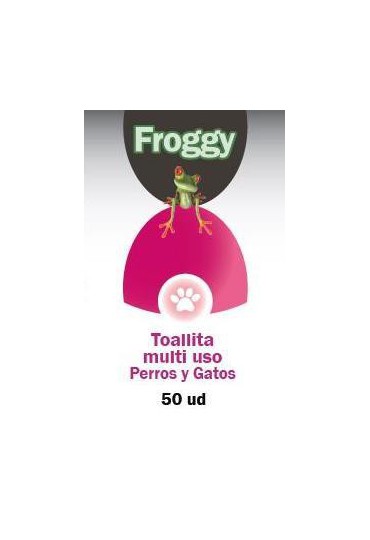 FROGGY TOALLITAS MULTI USO PERROS - GATOS BOTE 50
