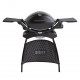 BARBACOA WEBER Q2200 BLACK C/MESA+PARRILLA CON BANDEJA COCCION