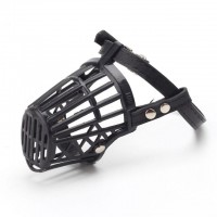 BOZAL CESTA PLASTICO 10 NEGRO