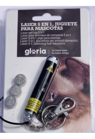 GLORIA PETS LASER 5 EN1 JUGUETE PARA MASCOTAS