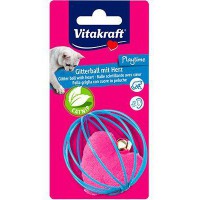 JUGUETE PARA GATOS BOLA REJILLA DE METAL