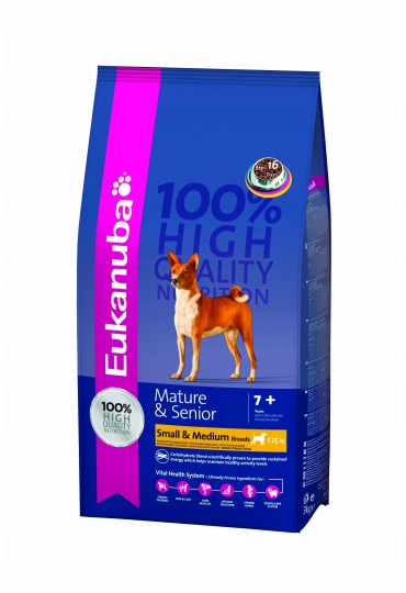 EUKANUBA  CARING SENIOR SMALL 3 KG