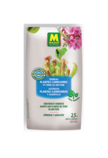 SUSTRATO PLANTAS CARNIVORAS Y ACIDOFILAS 2.5 L