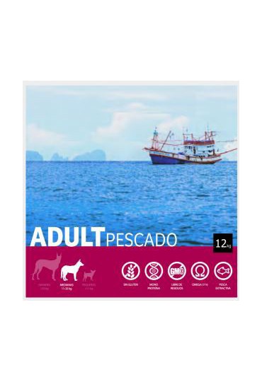 FIDELITY ADULT MEDIUM PESCADO 12 KG