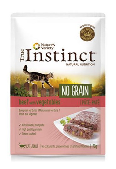 WID NO GRAIN POUCH MED AD BEEF.GATO 70 GR