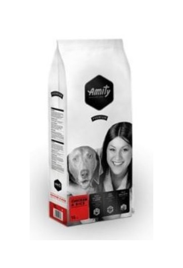 AMITY PREMIUM ADULT POLLO Y ARROZ 15 KG