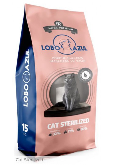 LOBO AZUL CAT STERILIZED 2KG