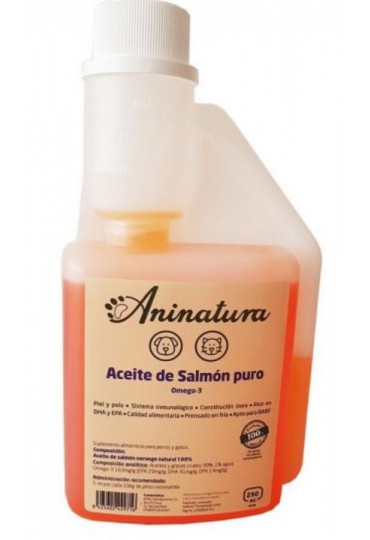 ANINATURA ACEITE SALMON PURO 1000ML ANINATURA ACEITE SALMON PURO 1000ML