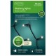 LUCES 96 LED BLANCA CALIDA CON BATERIA EXTERIOR  710CM